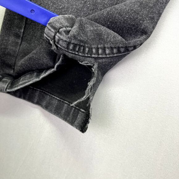 Artful REBEL 36x30‎ Men Straight Leg Black Stretch Denim Jean Cotton Blend Goth - Picture 5 of 16